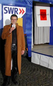 Michael Lueg und die SWR Herzenssache (Quelle: SWR1)