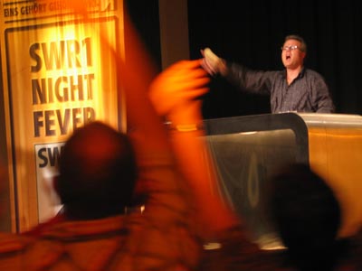 Michael Lueg auf der SWR1 Night Fever Party (Quelle: SWR1)